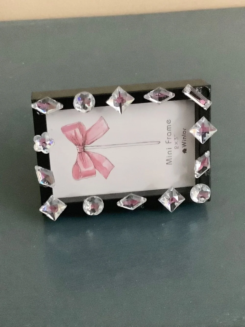 2x3 rhinestone gem picture frame